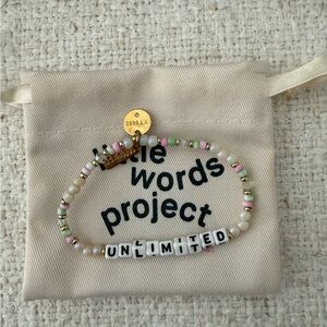 "Wicked" Beaded Bracelet - Pastel Pearl Gold Accent